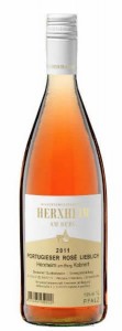 2014 Portugieser Rosé QbA  lieblich, Herxheimer Kobnert (1,0 l)
